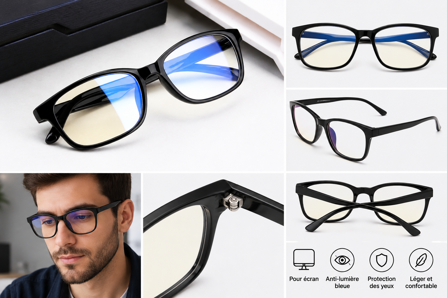 Lunettes Anti Lumière Bleue